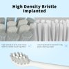 Replacement Toothbrush Heads Compatible with TAO Clean Electric Toothbrush Replacement Heads, 5 Pack (White)