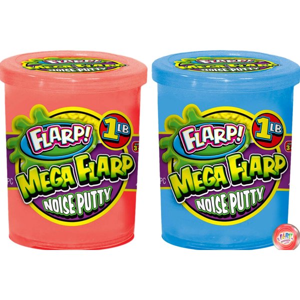 JA-RU 1Lb Mega Flarp Noise Putty Scented (2 Units), Fidget Toy Squishy Sensory Toys for Easter, Stress Toy Party Favors in Bulk Party Supplies Fidget for Kids and Adults Boys & Girls.335-2