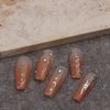 TailaiMei Valentine's Day Star Moon Nail Stickers, Self-Adhesive Golden Heart Nail Art Decals for DIY Nail Decorations (3 Sheets)