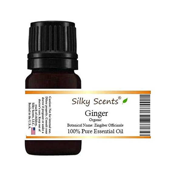 Ginger Organic Essential Oil (Zingiber Officinale) 100% Pure and Natural - 10 ML