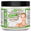 Indian Healing Clay/Natural Bentonite Clay/Detoxifying Wyoming Clay/Deep Pore Cleansing Mask, Face Skin Care, Acne Remover/With Bowl and Spatula