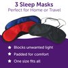 Flents Sleep Masks + Ear Plugs Super Sleep Kit | Includes 100 Pairs of Soft Foam Sleep Ear Plugs and 3 Sleep Masks | NRR 33, 100 Pack