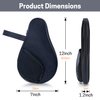 VISEMAN Table Tennis Racket Cover, Ping Pong Paddle Case, Portable Waterproof Table Tennis Bat Bag to Hold 2 Paddles 5 Balls