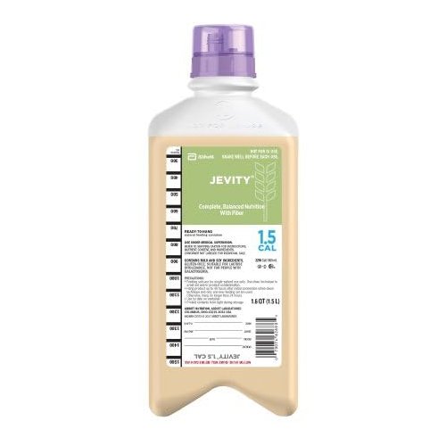 Tube Feeding Formula Jevity® 1.5 Cal with Fiber Unflavored Liquid 1.5 Liter Bottle