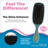Wet Brush Shine Enhancer Paddle Brush, Ocean - Hair Detangler Brush with Ultra Soft Bristles, Infused With Natural Argan Oil, Shiny Detangle & Smooth Hair, Wet or Dry, For All Hair Types