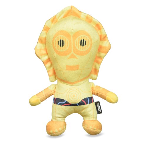 Star Wars 9" C-3PO Plush Squeaker Toy | 9” C-3PO Plush Squeaker Pet Toy | Star Wars Toy for Dogs Mandalorian C-3PO Stuffed Animal 6 inch | Dog Chew Toy, Squeaky Dog Toy (FF19164)