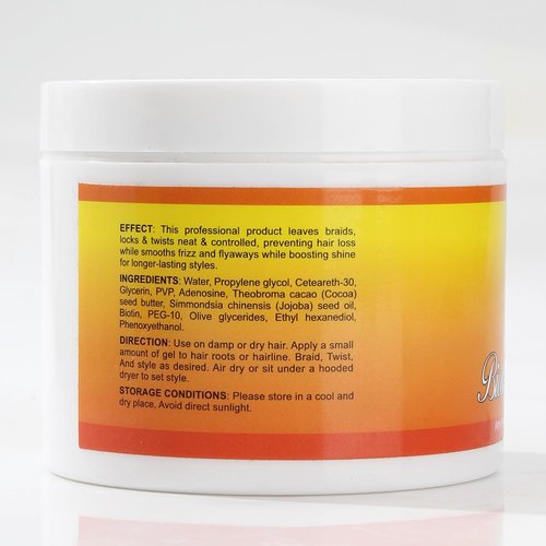 SEVICH Biotin Care Braid Gel - Extreme Hold Braid Wax, Shining Curly Hair Gel, Hair Damage Repair Formula High Shine Braiding Gel & Edge Control 3.5Oz/100g