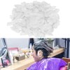 Lystaii 200pcs Clear Disposable Ear Protectors Ear Covers Waterproof Ear Shower Cap Ear Protector Caps Elastic for Hair Dye, Shower, Bathing, Salon, Spa Home Hotel Use