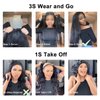 tobasew Wear and Go Glueless Wigs Human Hair Pre Plucked Pre Cut for Beginners No Glue 4x6 HD Lace Pre Cut Wig Straight Lace Frontal Human Hair Wigs Lace Closure Wigs 180% Density 24 Inch