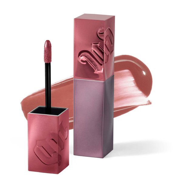 URBAN DECAY Vice Lip Bond Glossy Longwear Liquid Lipstick (Text Em - Dusty Rose Pink), Transfer-proof, Smudge-proof, Bold Longwear Shades Up to 16HR Wear, Vegan, Cruelty-free - 0.14 fl oz