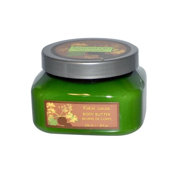 Andalou Naturals Body Butter Kukui Cocoa 8 Oz