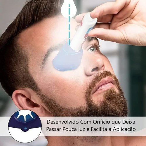 Eye Drop Guide, Easy to Use Eyedrop Guide Eye Dropper Guide Eye Drop Helper for All Ages - Works with Most Eye Drop Bottles - Reusable and Portable