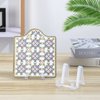 Plate Stands for Display - Plastic Easel Stand Plate Holder Display Stand Picture Frame Stand for Pictures | Photo|Decorative Plate |Dish | Tabletop Art - 3 inch-Clear