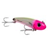 Bomber Lures Mullet Slow-Sinking Twitch, Walking Saltwater Fishing Lure, Excellent for Speckled Trout, Redfish, Stripers and More, 3 1/2", 5/8 oz, Silver Flash/Pink Head/Chartreuse