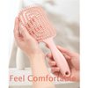Detangler Brush, Dry and Wet Hair Brush Detangler for All Hair Types, Great for Women, Boys and Girls, Pink.2 Set