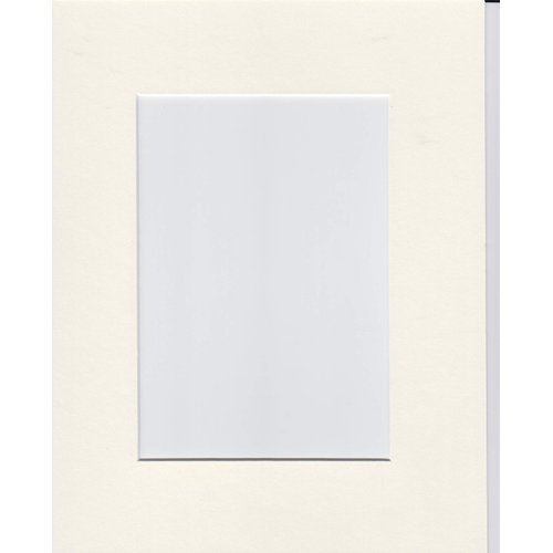 Pack of 10 18x24 Cream Picture Mats Mattes Matting with White Core Bevel Cut for 12x18 Pictures