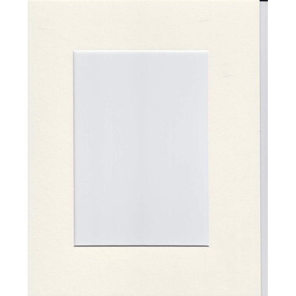 Pack of 10 18x24 Cream Picture Mats Mattes Matting with White Core Bevel Cut for 12x18 Pictures