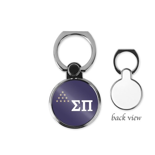 Sigma Pi Fraternity Ring Stand Phone Holder (Round) (Sigma Pi #1)