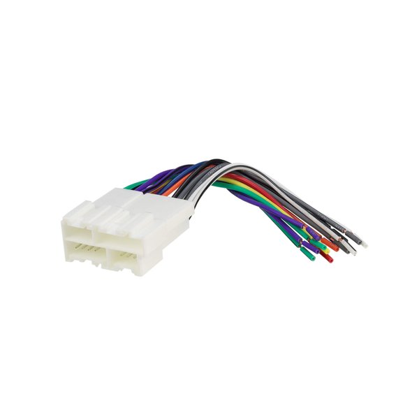 Scosche GM02B Power/Speaker Connector Stereo Wiring Harness Compatible with Select 1987-05 Buick/Cadillac/Chevy & GM Vehicles for Aftermarket Radio Installation to Non-Factory Amplified Systems