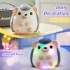 BSTAOFY 10'' Light up Hedgehog Stuffed Animal Glow Soft Plush Toy LED Nightlight Bedtime Gift for Toddlers Kids on Birthday Christmas Valentines Day