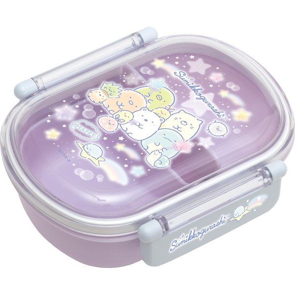 San-X Sumikko Gurashi Lunch Market Fluffy Tight Lunch Box KA08802 Purple