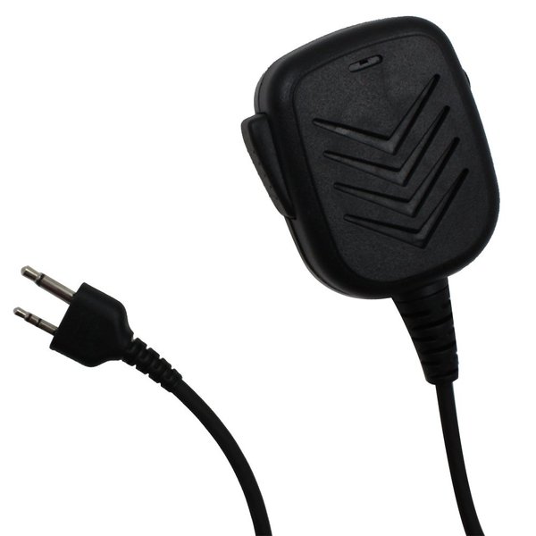 AOER Handheld/Shoulder Mic with Speaker for Midland GMRS/FRS GXT/LXT 2 Two Way Radio 2-pin