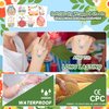 EMOME Easter Egg Fillers Goodies for Kids, 50 Sheets Easter Tattoos for Kids Bulk Individually Wrapped Party Supplies Favor, Easter Temporary Tattoos Stickers for Kids Goodie Basket Stuffers