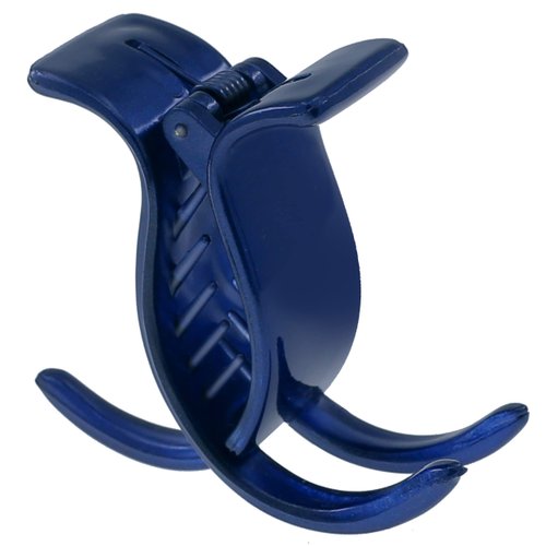 Camila Paris CP2419 French Hair Clip for Women, Blue, 3 Teeth Ponytail Holder, Girls Hair Claw Clips Jaw Fashion Durable Styling Hair Accessories for Women, Strong Hold No Slip Grip, Made in France