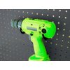 Menecor 5PCS Pegboard Drill Holder Pegboard Double Hooks Drill Hook for Drill,Accessories Bag,Other Power Tools etc