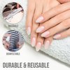 Morary Nail File 100/180 Grit Nail Files for Natural Nails Acrylic Nails Double Sided Emery Board Fingernail Files Limas para Acrilico 12 Pack