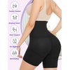 ZENUTA Shapewear Shorts for Women Comfortable Control High Waisted Body Shaper Shorts Seamless Underdress Thigh Slimmers (Black, M-L)