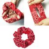 Bandana Scrunchies,5PCS Bandana Scrunchy Hair Ties, Cotton Bandana Print Scrunchies Hair Bands Scrunchy Hair Ties for Women Hair Elastics Ties.
