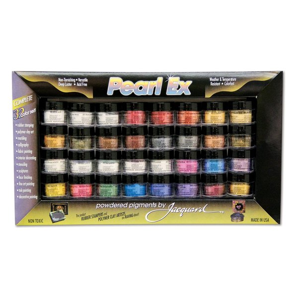 Jacquard Pearl Ex Pigment 32 Color Set