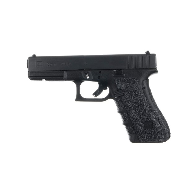 TALON Grips Adhesive Pistol Grip Compatible with Glock 17, 19X, 22, 24, 31, 34, 35, 37 – Made in The USA – Gen - Rubber, Black