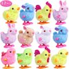 Max Fun 12Pcs Easter Wind Up Toys Easter Basket Stuffers Chicks Bunny Assortments for Easter Party Favors Easter Egg Hunt Treasure Chests Goody Bag Filler