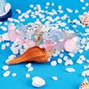 Araluky Mermaid Crown for Girls Mermaid Headband for Little Mermaid Party Decorations Ariel Birthday Party Supplies - Pink