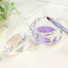 BOMOQING Nail Dappen Dish with Diamond Lid, Acrylic Liquid Powder Dappen Monomer Cup, Clear Glass Crystal Acetone Bowl, Acrylic Nail Brush Cleaner Holder, Nail Tech Must Haves(Colorful)