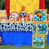 Toy Story Balloon Boxes 2nd Birthday Party Supplies Toy Story Backdrop Two Birthday Balloon Blocks Decorations for Second Birthday Baby Toy Story Party Decorations Supplies