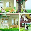 Toymany 8PCS Realistic Cat Figurines, Educational Cat Figures Toy Set, Kitten Easter Eggs Cat Cake Topper Christmas Birthday Gift for Kids Boys Girls Children