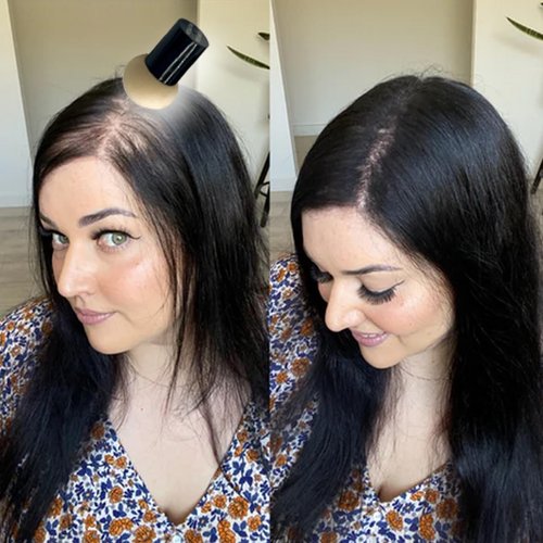 KERATIN RESEARCH Hairline Filler Unisex Mineral Powder Root Touch-Up Hair loss Concealer Scalp & Beard Bald Patch Coverage Fibers for Thinning Hair Waterproof Organic Natural Results (DK BLONDE, XL)