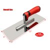 Stainless Steel Flat Finishing Trowel (11" x 4") Concrete Cement Drywall Plastering Tile Masonry Construction Hand Tools