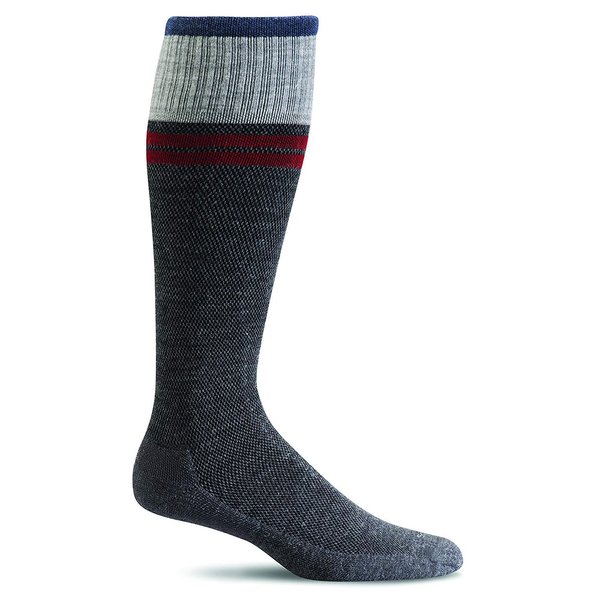 Sockwell Men's Sportster Moderate Graduated Compression Sock, Charcoal - M/L