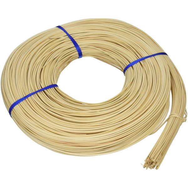 Commonwealth Basket Round Reed #3 2-1/4mm 1-Pound Coil, Approximately 750-Feet