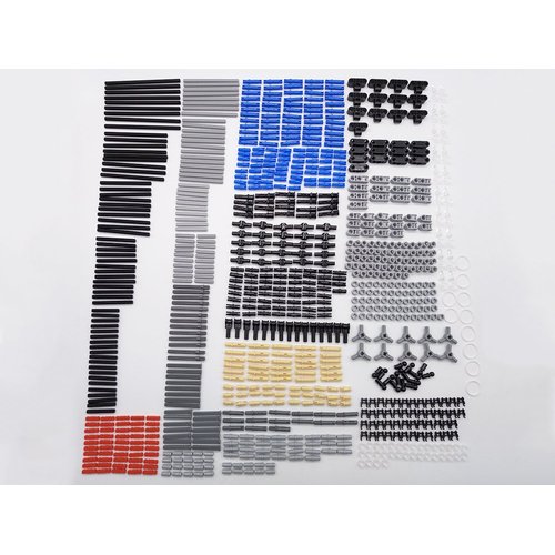 LOONGON 882 Pieces Axle Chain Link Connectors Bricks Sets