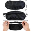 Aneco 50 Pieces Blindfold Eye Mask Shade Cover with Nose Pad and Adjustable Strap for Travel Sleep or Party Supplies, 21 Colors