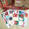 108 PCS Christmas Stickers Labels, Christmas Name Gift Labels Xmas Gift Tag Stickers Paper Label Stickers Christmas Self-Adhesive Stickers for Present Party Bags Cards Envelope