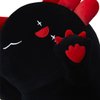 Chubbyjoy Axolotl Plush Toy, Cute Axolotl Stuffed Animal Soft Long Plushie Body Pillow for Girls and Boys Adults Gifts, 20", Black