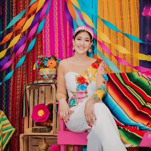 YAHPERN Mexican Headband for Women Cinco De Mayo Headband Fiesta Pinata Cactus Sombrero Chili Knotted Headband Wide Top Knot Headband Mexican Holiday Hair Accessory Party Favors Gifts (Mexican A)