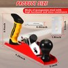 Lanties Hand Planer with 2 Inch Blade Adjustable Smoothing Wood Plane Universal Bench Plane for DIY Door Installation Woodworking Trimming