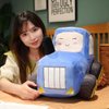 XIYUAN Car Plush Tractor Stuffed Cushion Truck Toy Super Cute Car Plush Pillow - Soft Plush Toy for Little Boys, Girls, Babies and Toddlers - Great Gift (Blue)